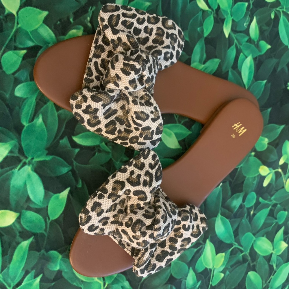 Leopard Print Slides H&M